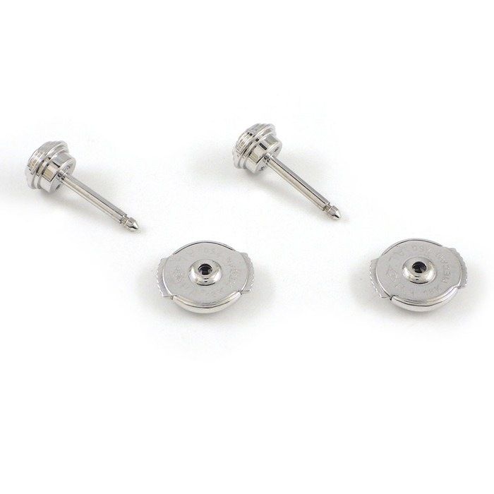 Cartier Earrings d'Amour MM Diamant Leger 2 Points Diamond Total 18k White Gold — view 2