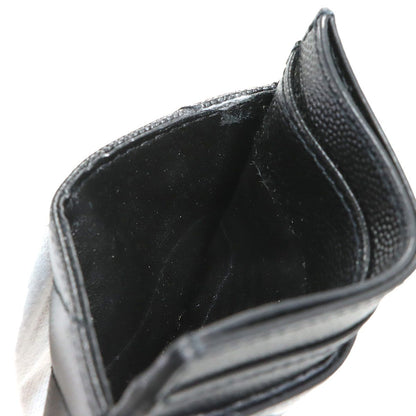 Saint Laurent Cassandra Card Case Holder Leather Black — view 9