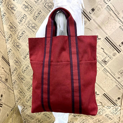Hermes Handbag Her Line Red Fourre Tout A3 Business