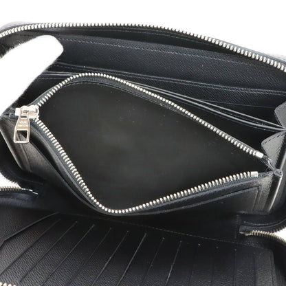 Louis Vuitton Epi Dandy Wallet Zip Around Noir Black — view 8