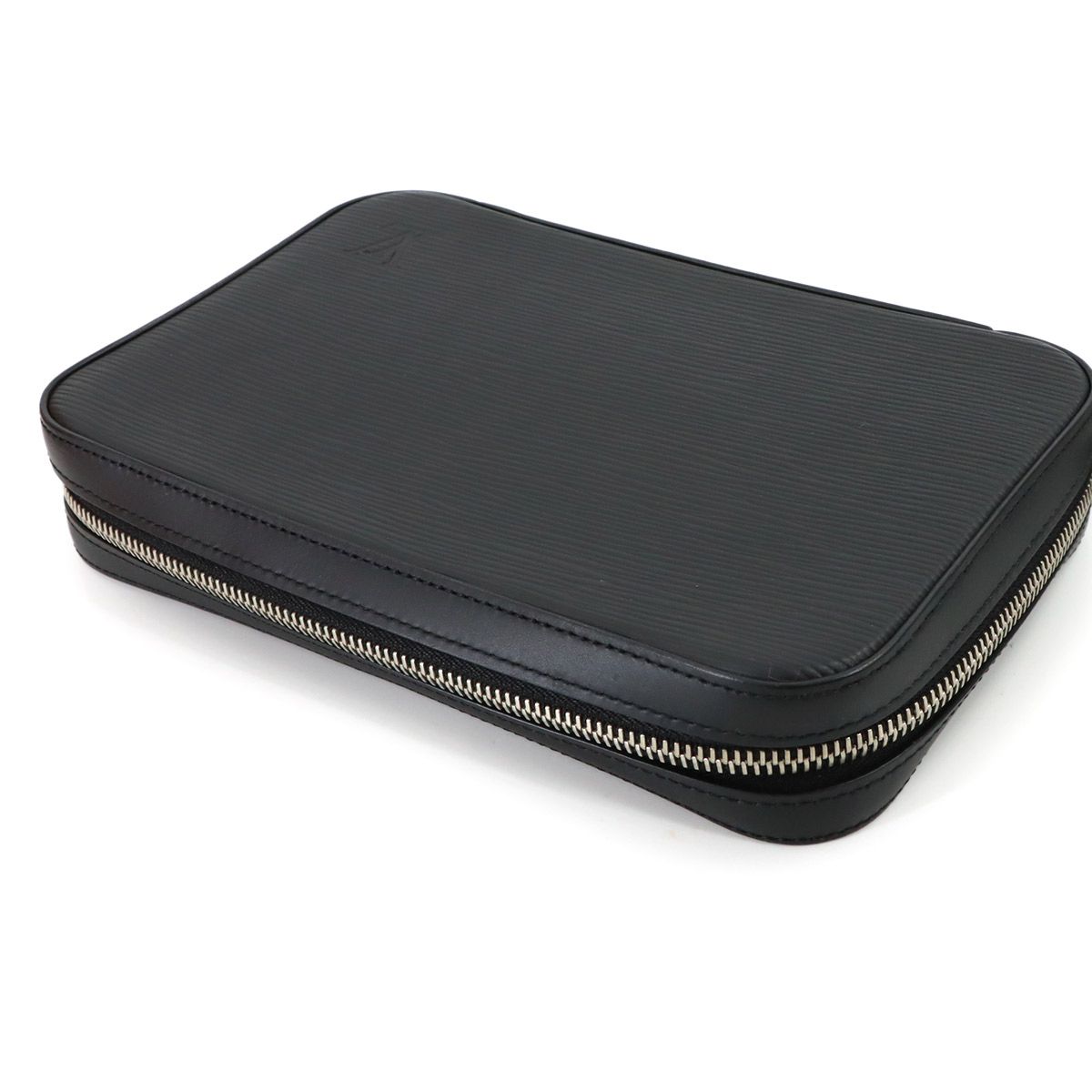 Louis Vuitton Epi Dandy Wallet Zip Around Noir Black — view 5
