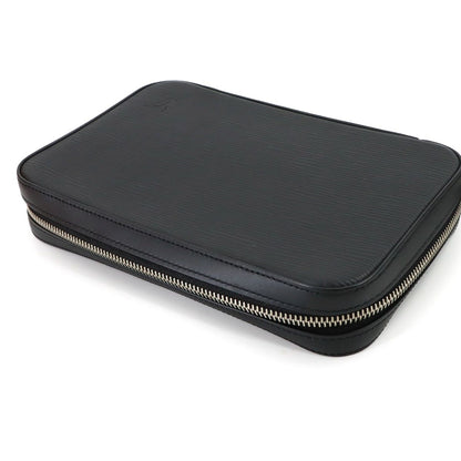Louis Vuitton Epi Dandy Wallet Zip Around Noir Black — view 5
