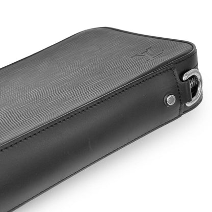 Louis Vuitton Epi Dandy Wallet Zip Around Noir Black — view 9