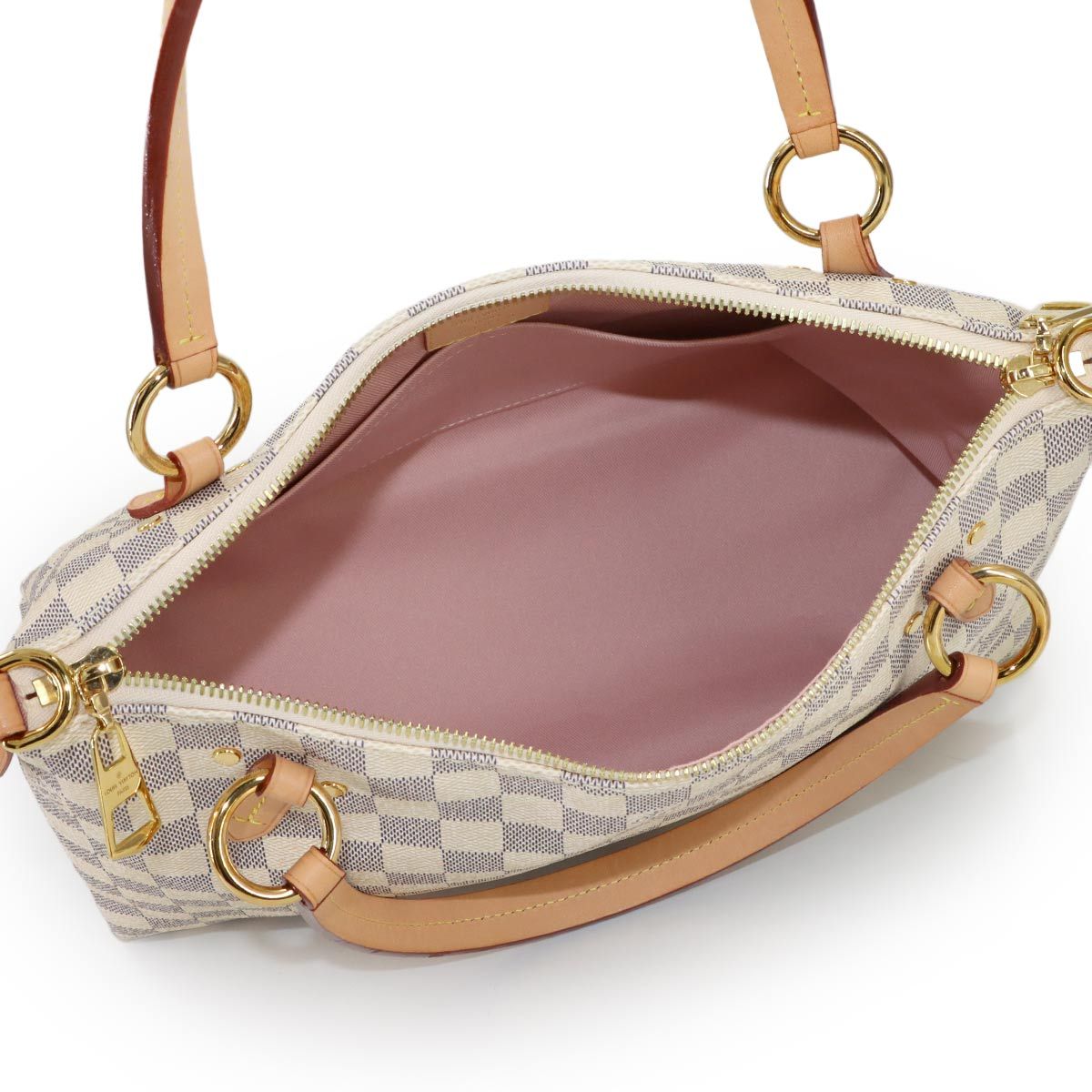 Louis Vuitton Damier Azur Lymington 2-Way Tote Shoulder Bag White — view 7