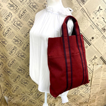Hermes Handbag Her Line Red Fourre Tout A3 Business — view 3