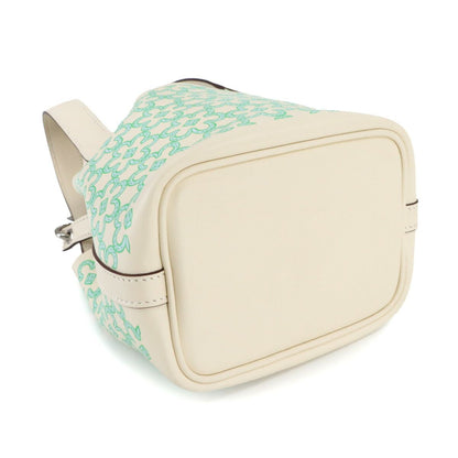 Hermes Picotin Lock Micro Lucky Digi Hand Bag Swift Nata Vert Blanc — view 3