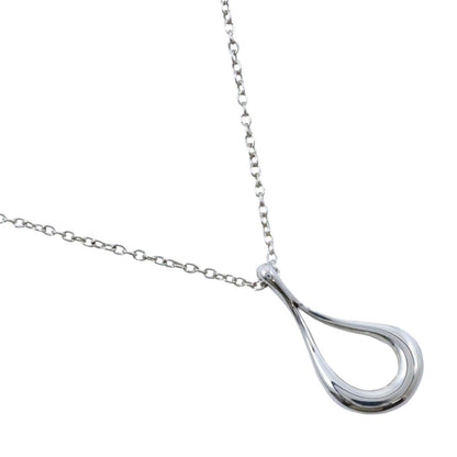 Tiffany & Co Open Teardrop Elsa Peretti 925 Sterling Silver Necklace