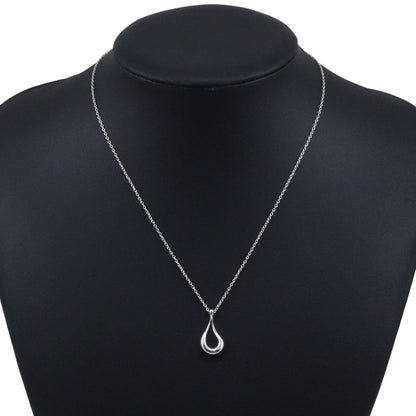 Tiffany & Co Open Teardrop Elsa Peretti 925 Sterling Silver Necklace — view 2
