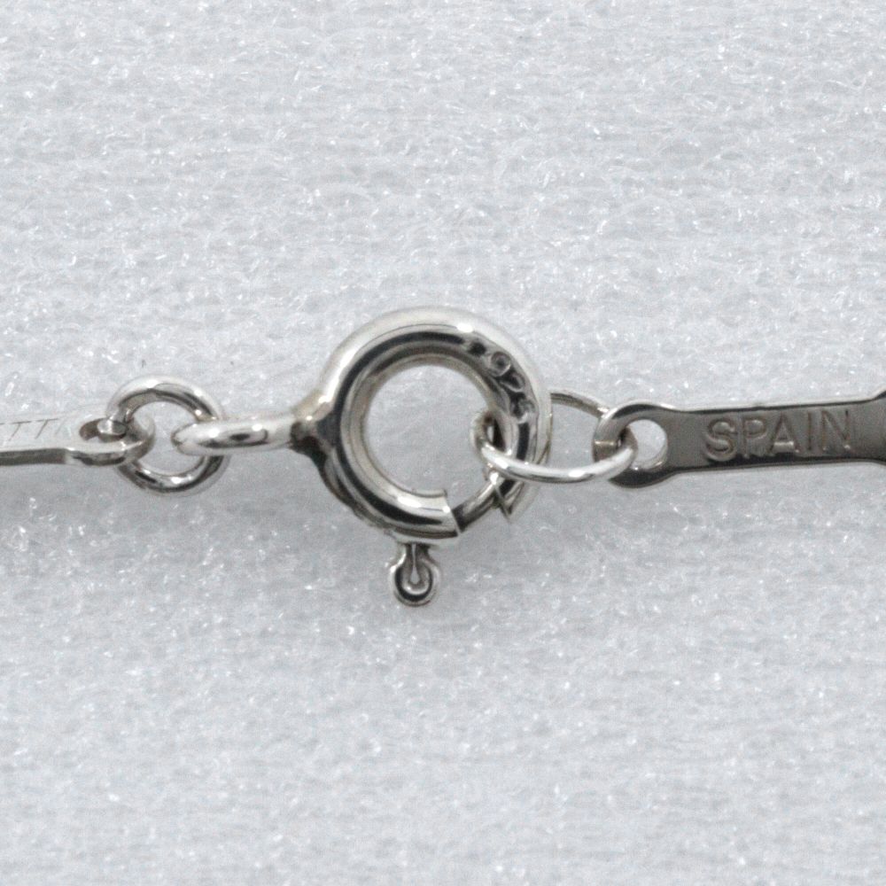 Tiffany & Co Open Teardrop Elsa Peretti 925 Sterling Silver Necklace — view 6