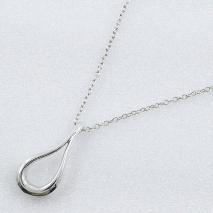 Tiffany & Co Open Teardrop Elsa Peretti 925 Sterling Silver Necklace — view 3