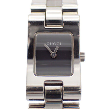 Gucci Breath Watch Quartz Black Dial SS