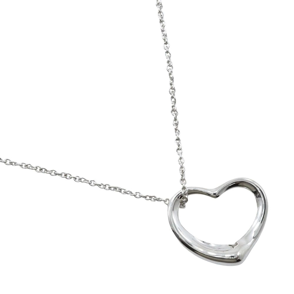 Tiffany & Co Open Heart Elsa Peretti 925 Sterling Silver Necklace