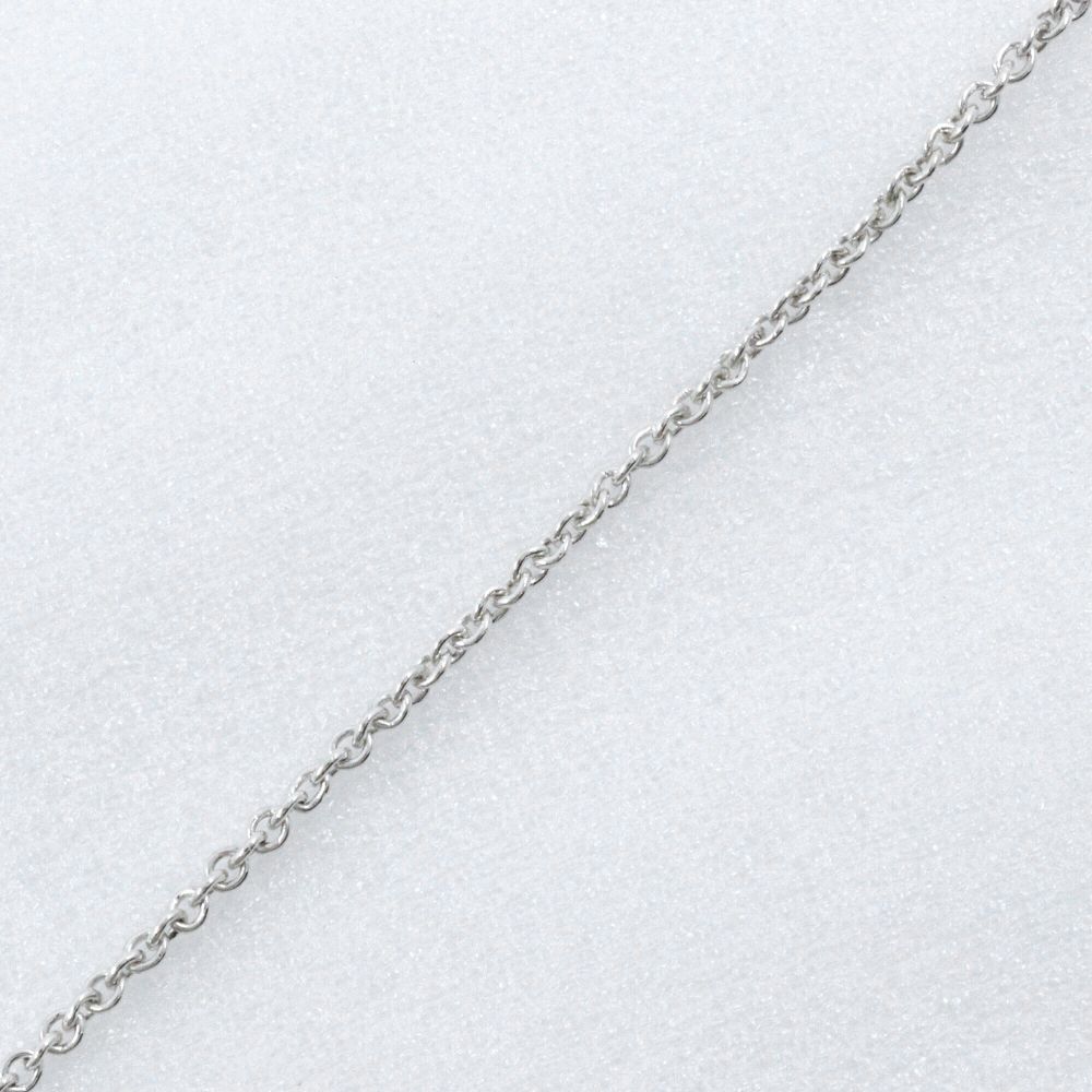 Tiffany & Co Open Heart Elsa Peretti 925 Sterling Silver Necklace — view 4