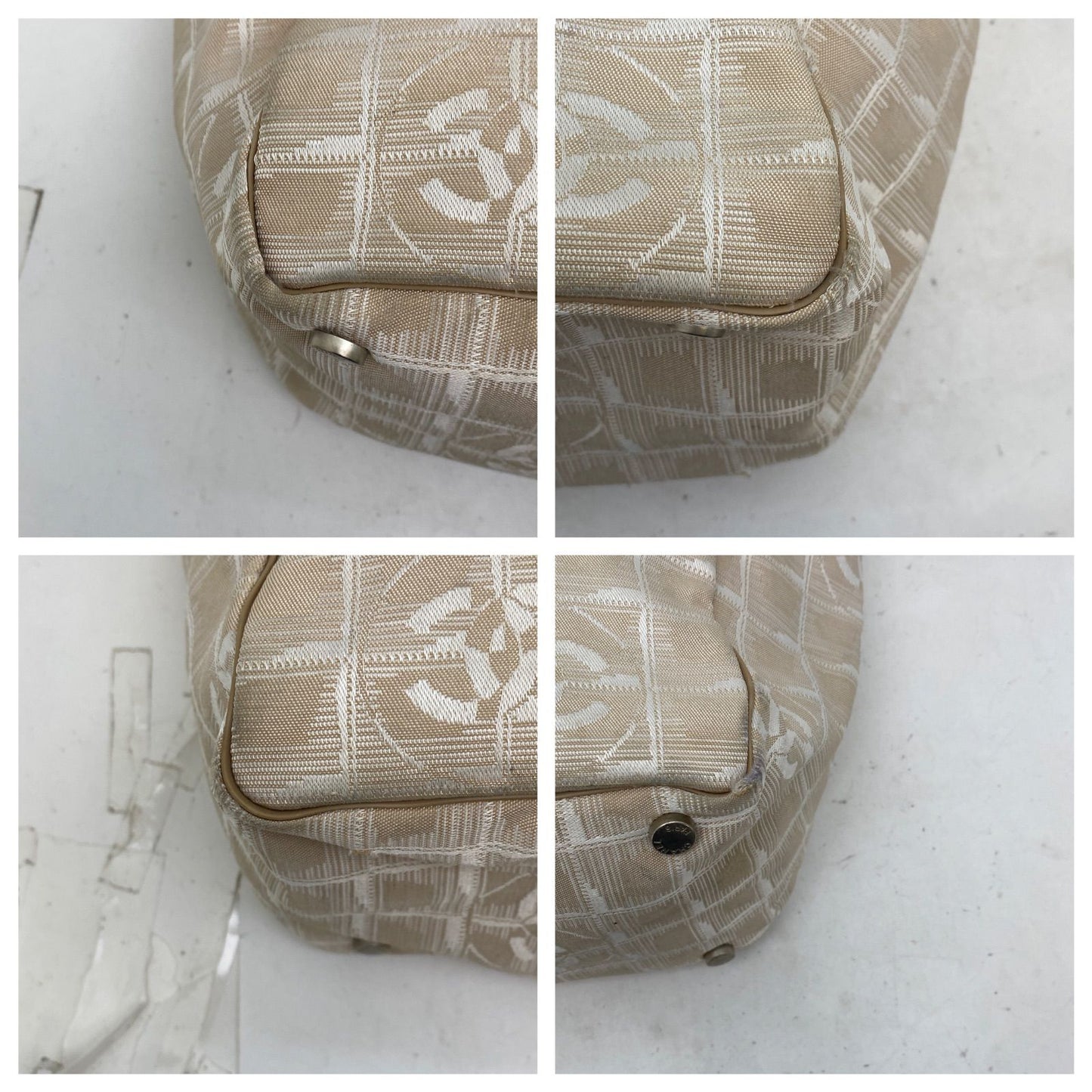 Chanel Tote New Travel Beige CC Logo Business — view 7