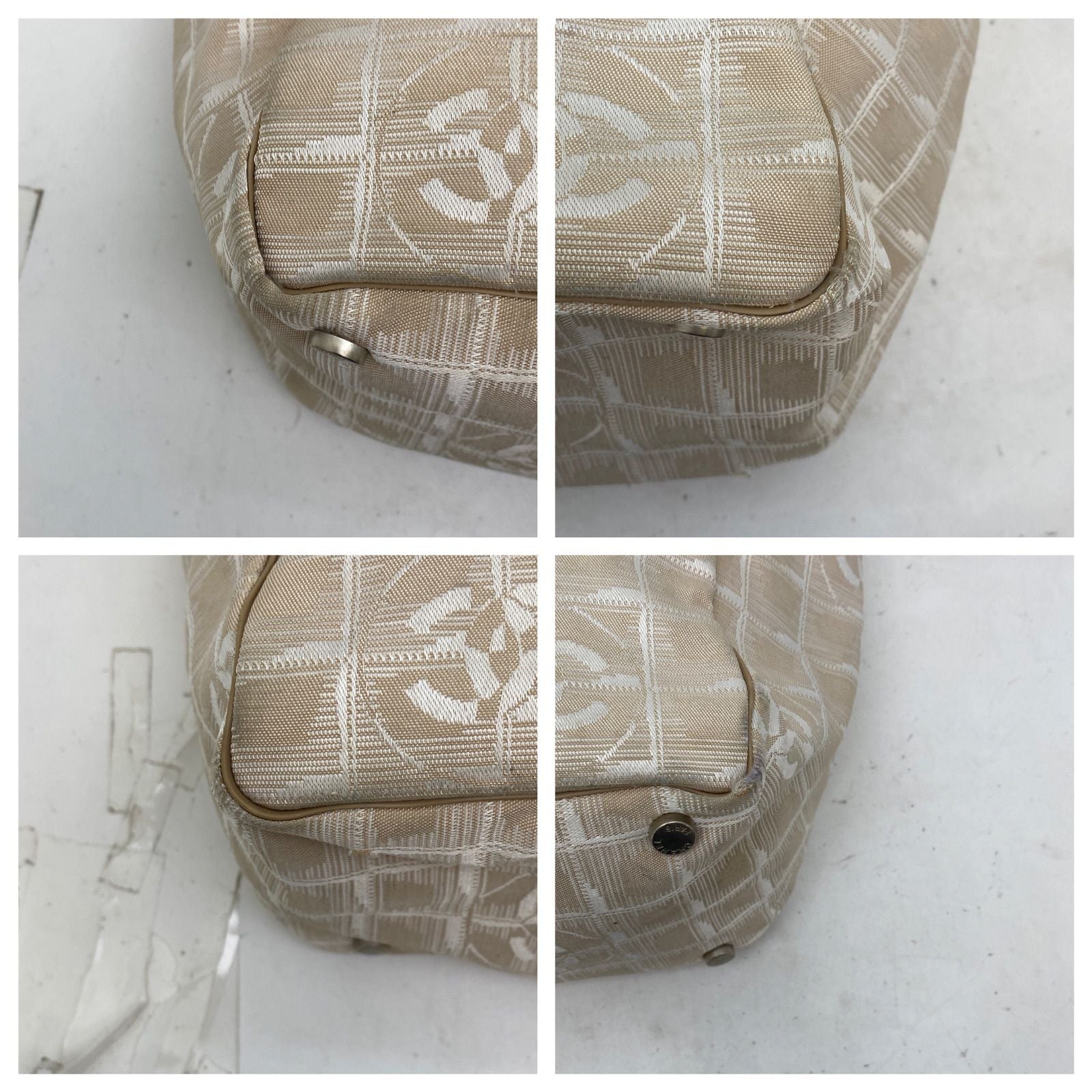 Chanel Tote New Travel Beige CC Logo Business — view 7