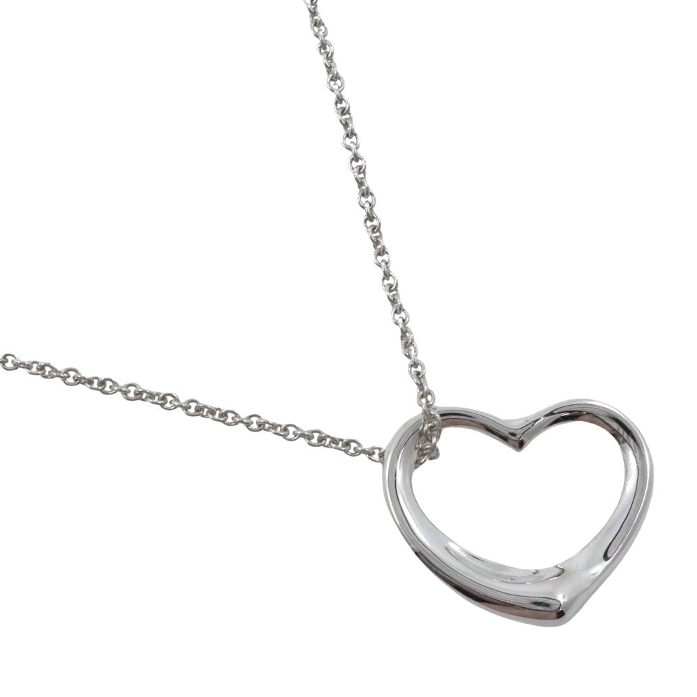 Tiffany & Co Open Heart Elsa Peretti 925 Sterling Silver Necklace