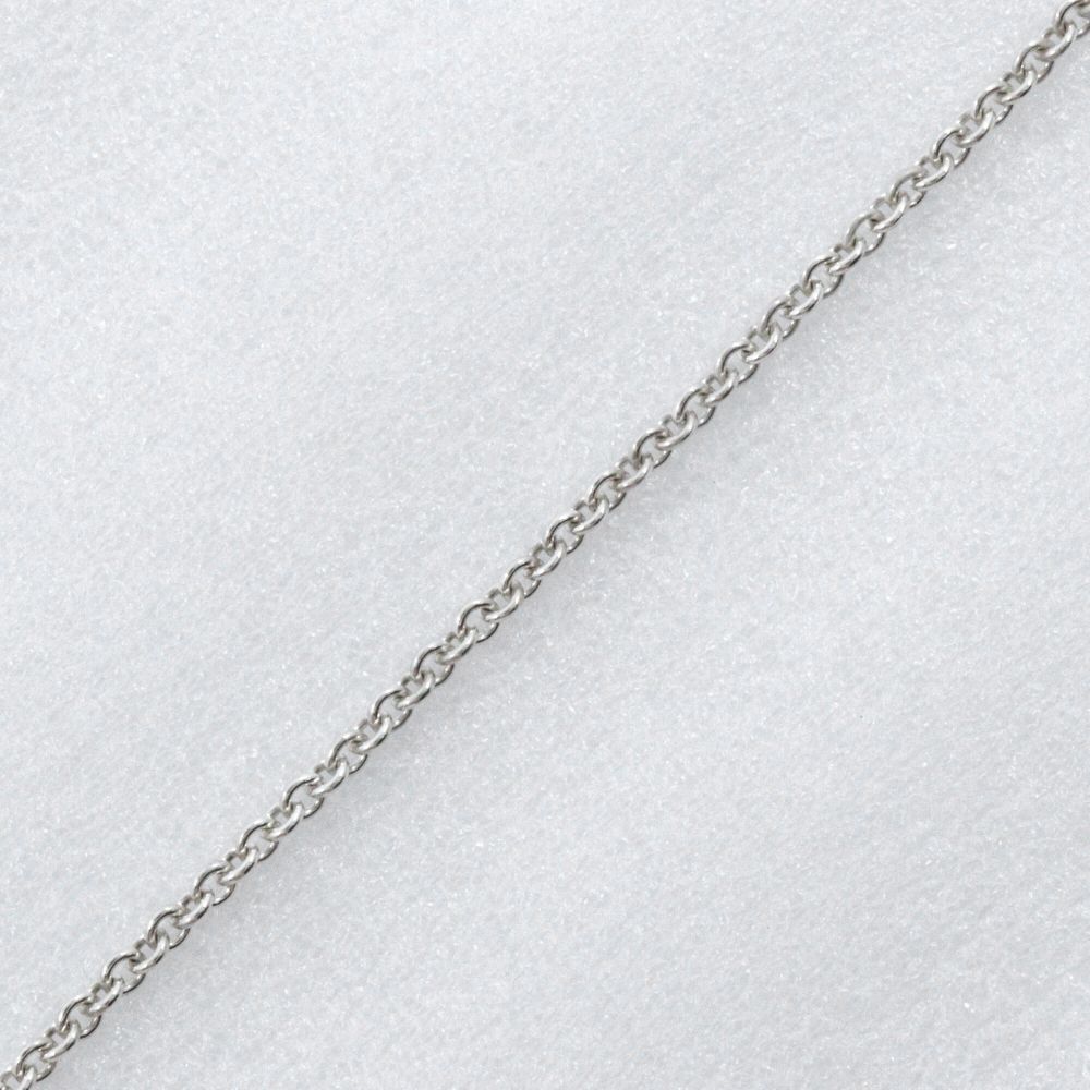 Tiffany & Co Open Heart Elsa Peretti 925 Sterling Silver Necklace — view 4