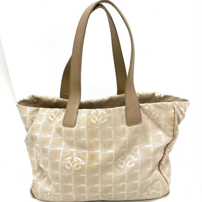 Chanel Tote New Travel Beige CC Logo Business