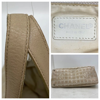 Chanel Tote New Travel Beige CC Logo Business — view 4