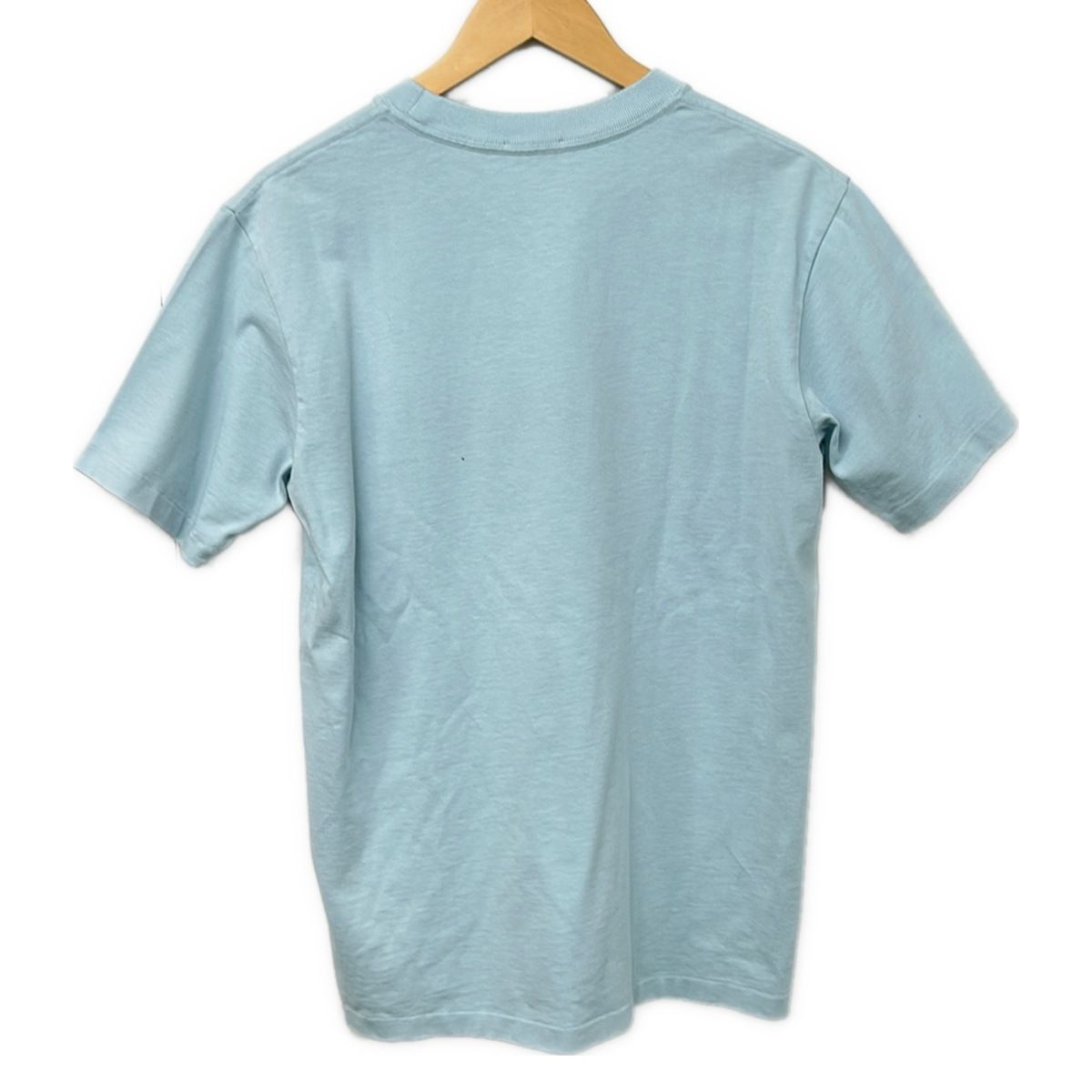 Dior Short Sleeve T-Shirt XS Light Blue Crew Neck Hilton Flannel Collaboration — view 2