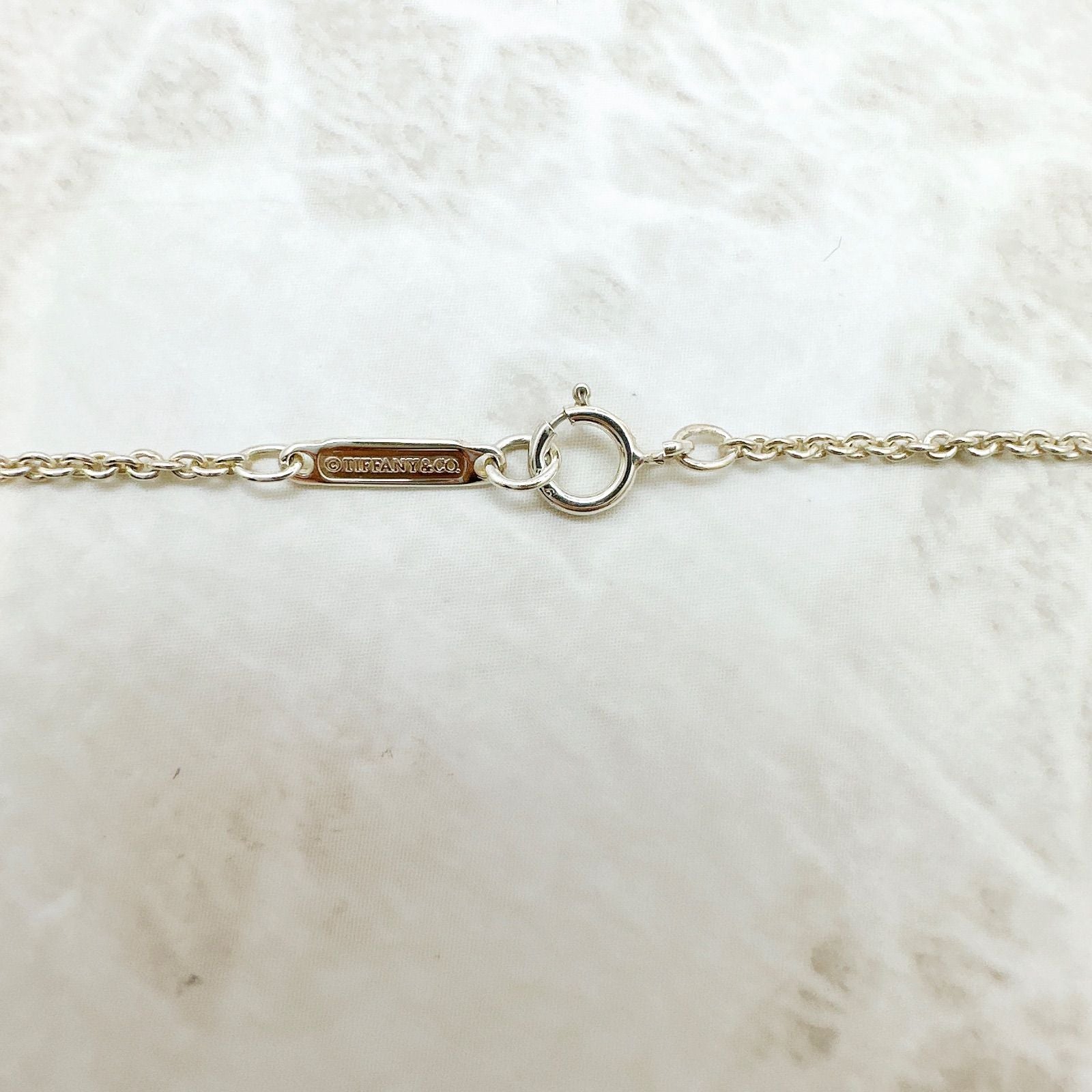 Tiffany & Co Atlas Cube Silver Necklace 40 cm — view 7