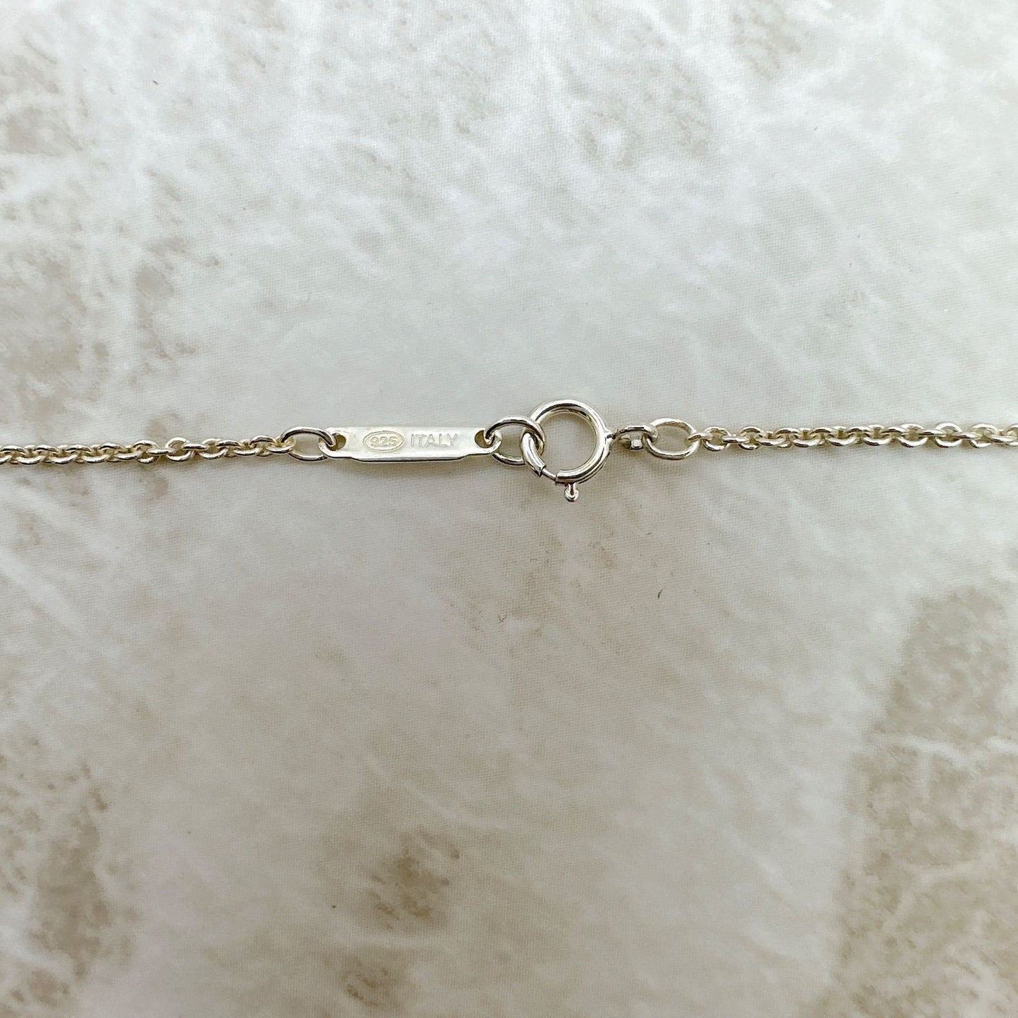 Tiffany & Co Atlas Cube Silver Necklace 40 cm — view 6