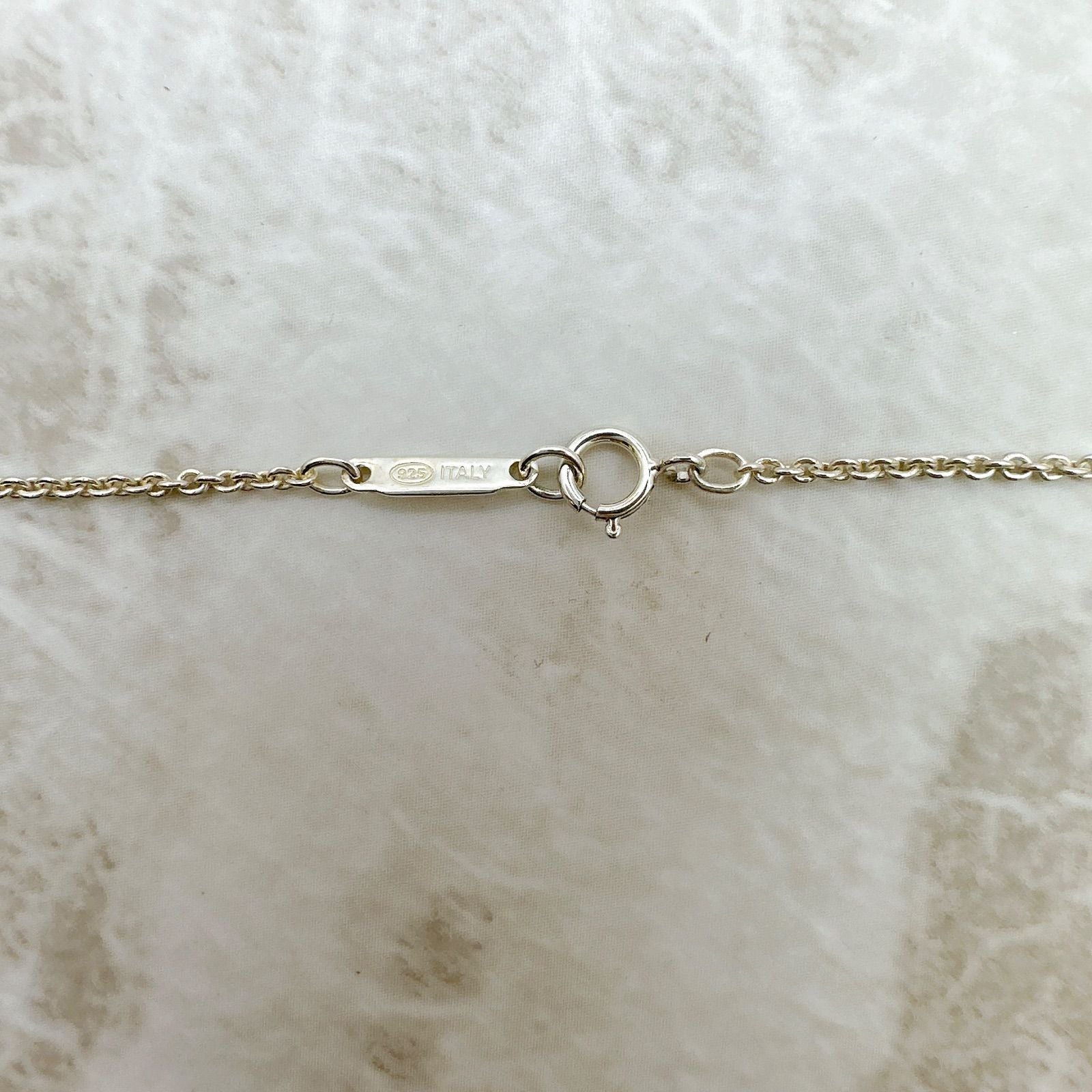 Tiffany & Co Atlas Cube Silver Necklace 40 cm — view 6
