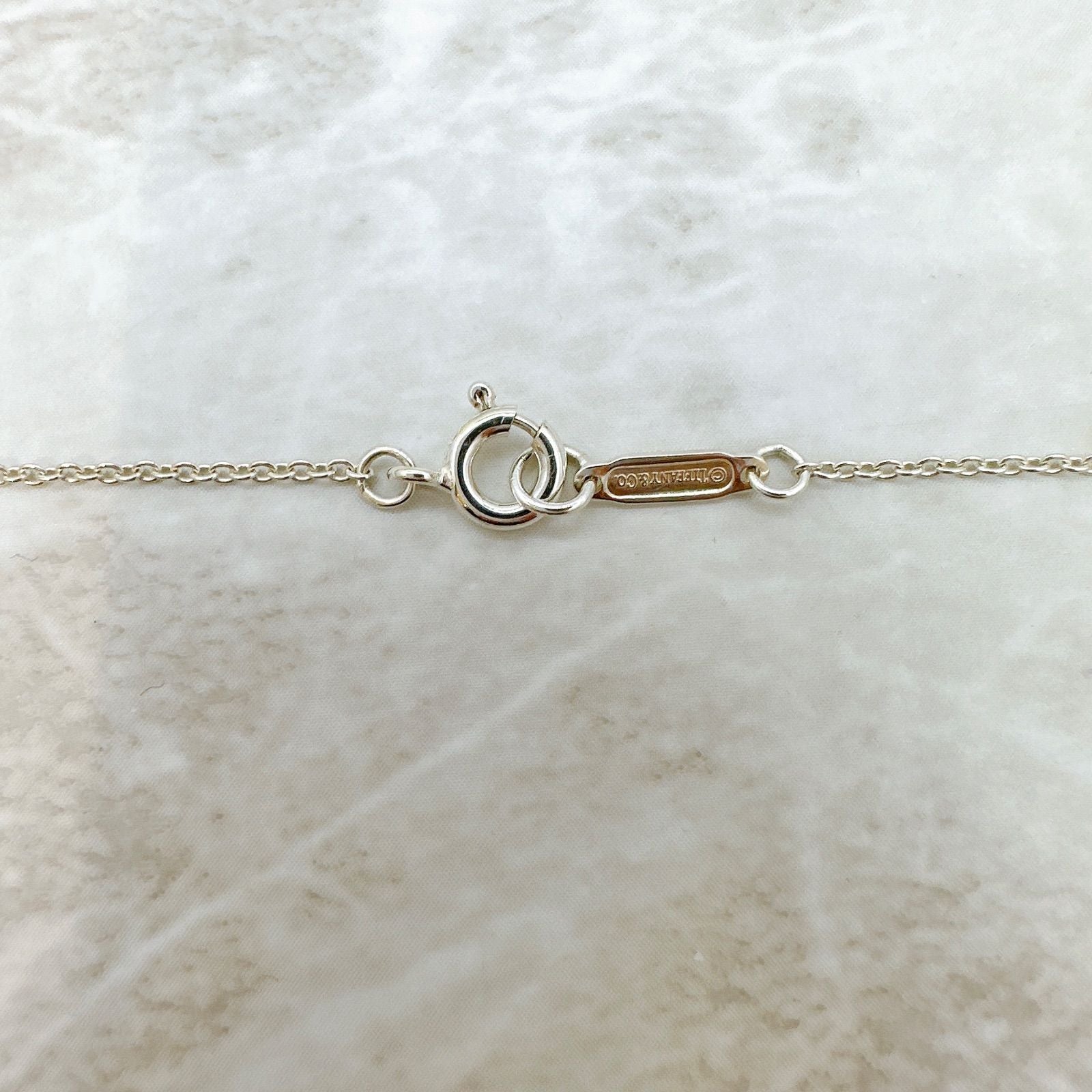Tiffany & Co Bow Silver Necklace 41 cm — view 6