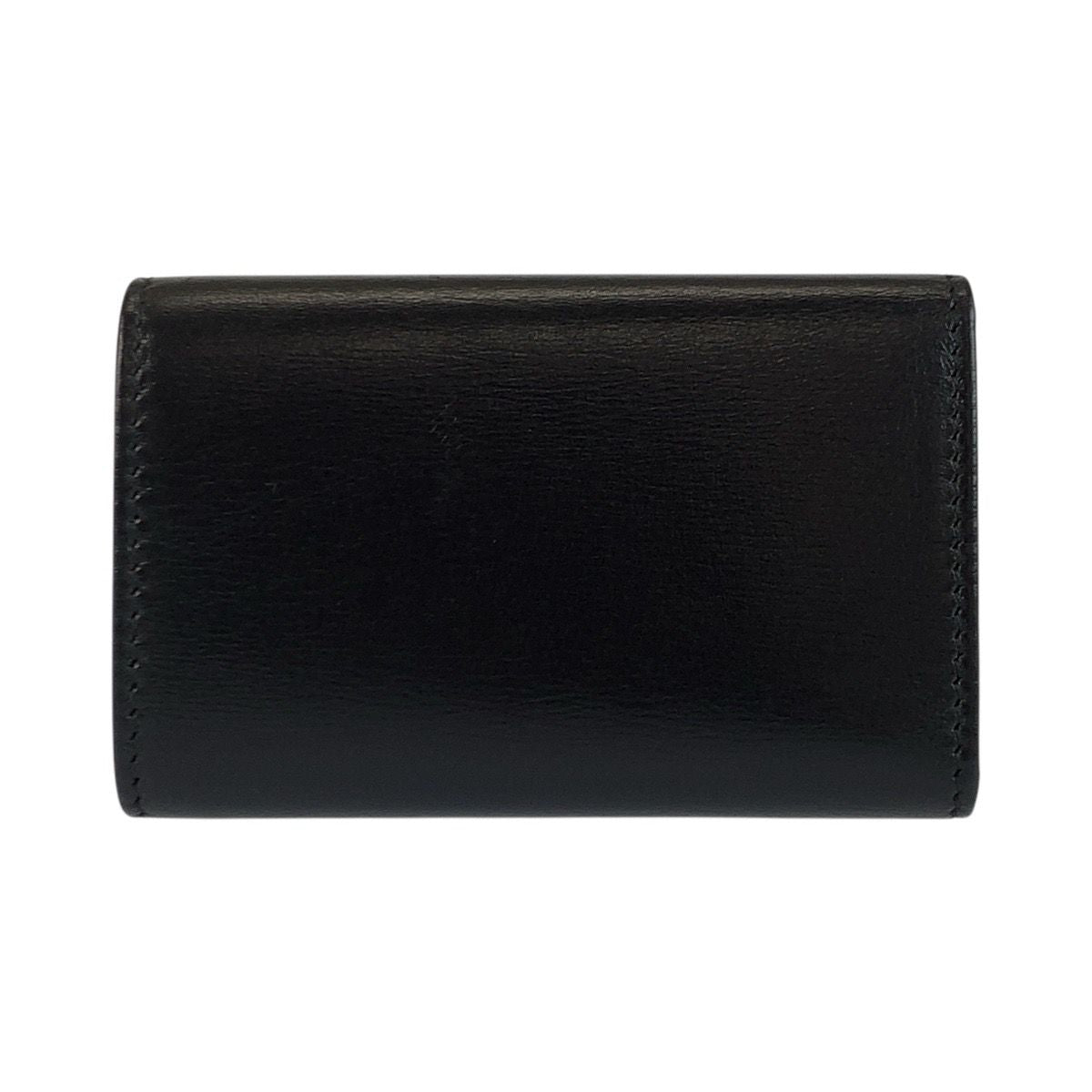 Gucci Black Silver Leather Key Case 6 Rows Key Holder — view 2
