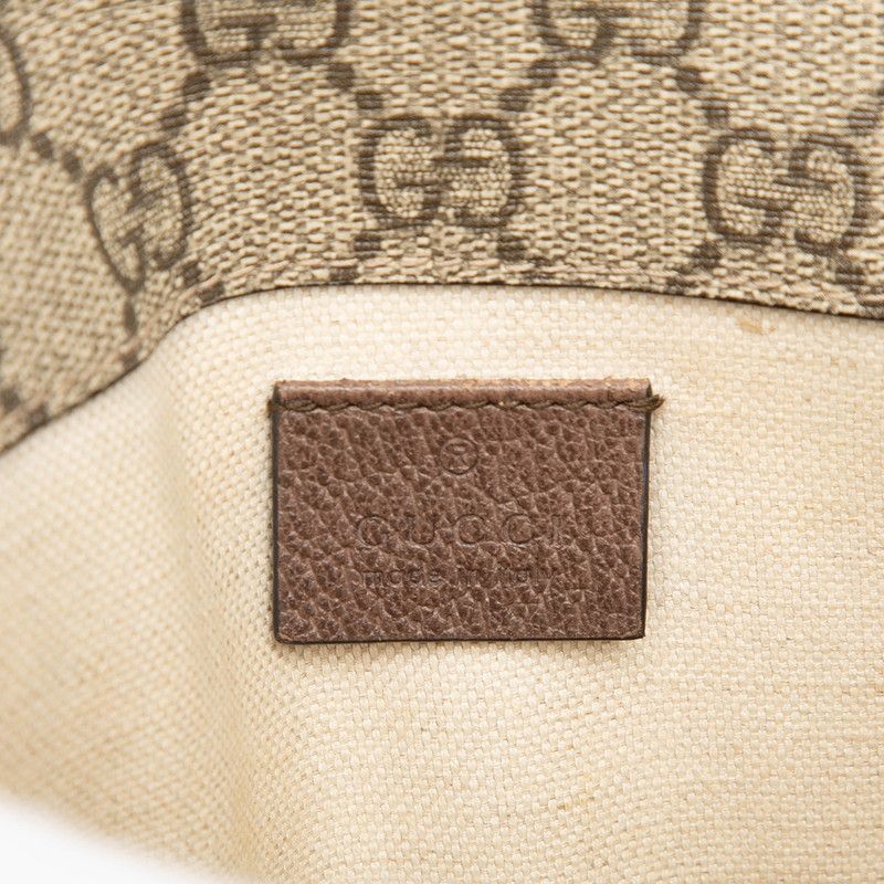 Gucci GG Supreme Sherry Line Neo Vintage Belt Bag Beige Brown Leather — view 6
