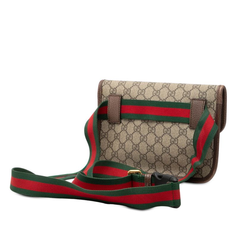 Gucci GG Supreme Sherry Line Neo Vintage Belt Bag Beige Brown Leather — view 2