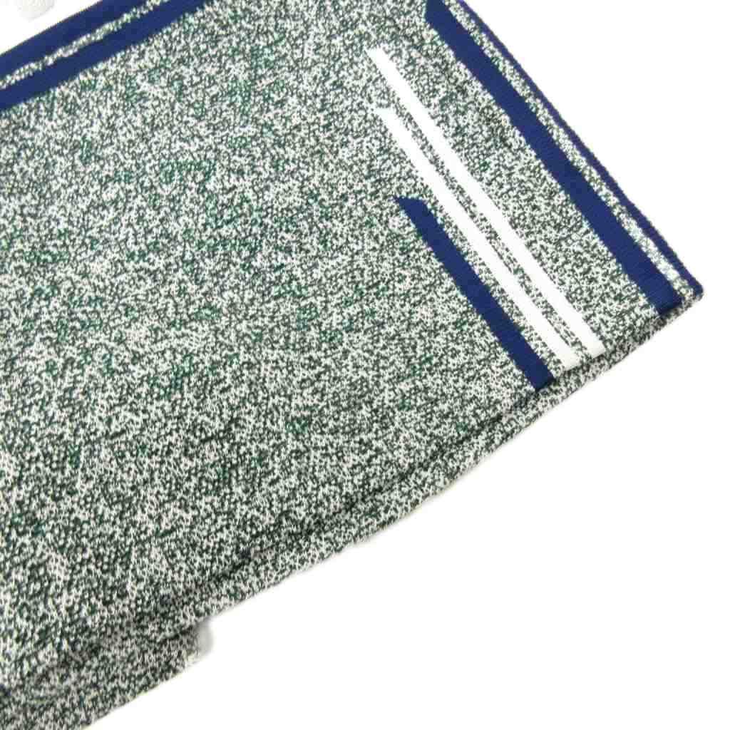 Prada Shorts Zip Fly All Over Pattern Line 50 White Green — view 5