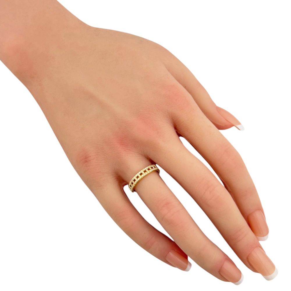 Tiffany & Co Tournaro Ring 18k Gold Diamond — view 2