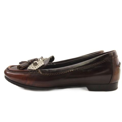 Balenciaga Loafers Metallic Brown — view 3