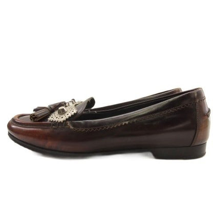 Balenciaga Loafers Metallic Brown — view 3