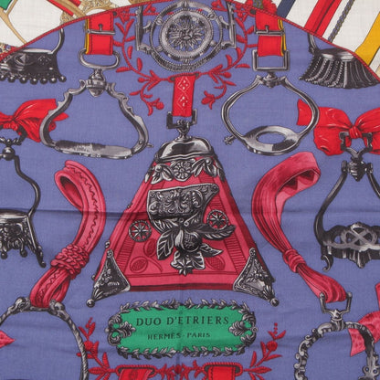 Hermes Carre Geant Cashmere Silk Duo D'etriers Armor Duo Large 140 Scarf — view 6