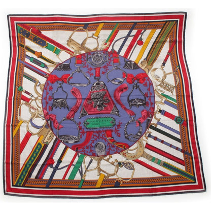 Hermes Carre Geant Cashmere Silk Duo D'etriers Armor Duo Large 140 Scarf