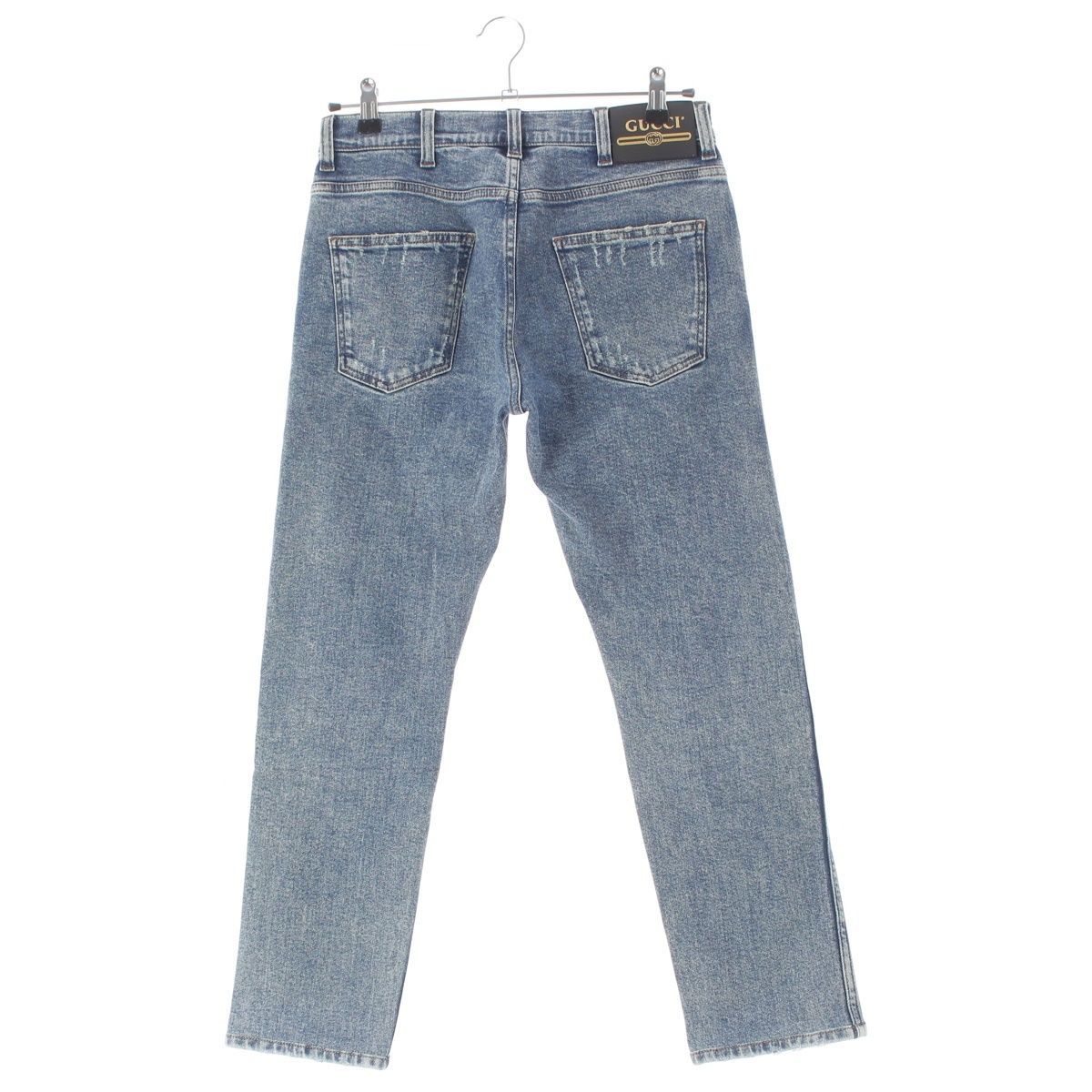 Gucci Washed Denim Pants Indigo Blue 30 — view 2
