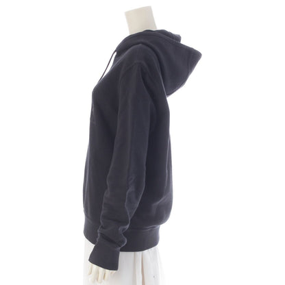 Hermes Cotton Lambskin Exlibris Dragon Pullover Hoodie Sweatshirt Black XS — view 3