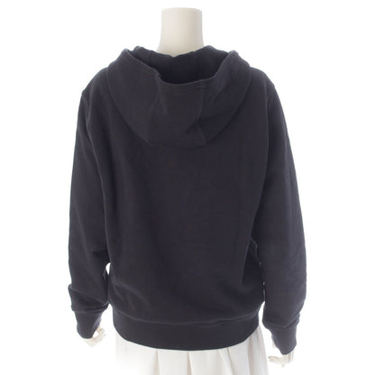 Hermes Cotton Lambskin Exlibris Dragon Pullover Hoodie Sweatshirt Black XS — view 4