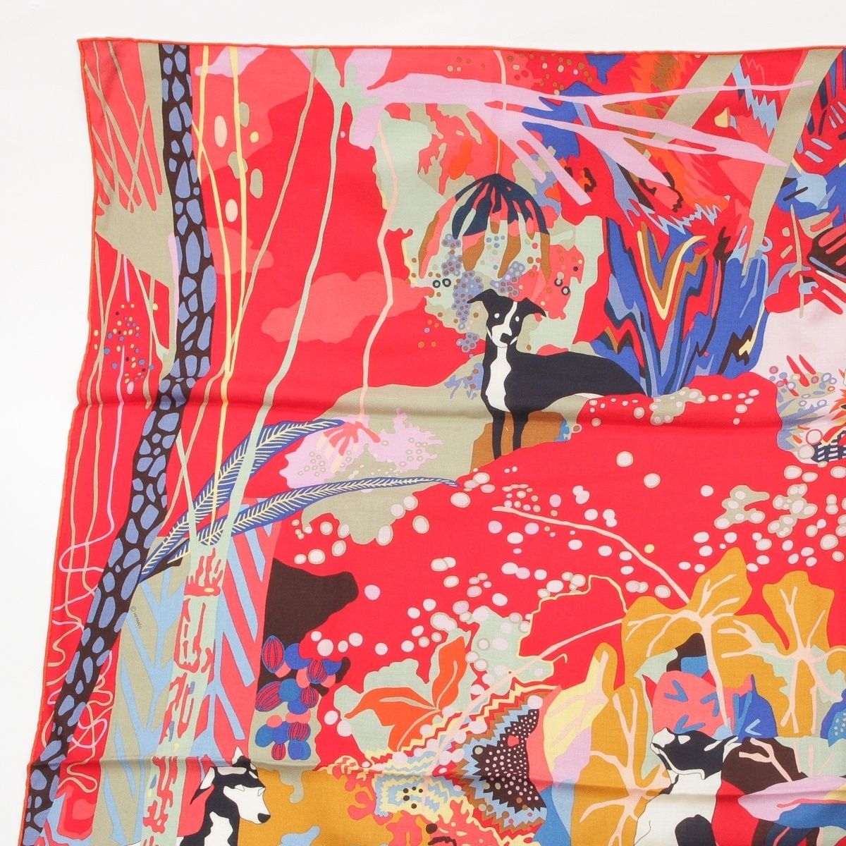 Hermes Carre 140 Geant en Liberte! Freely! Cashmere Scarf Multicolor — view 2