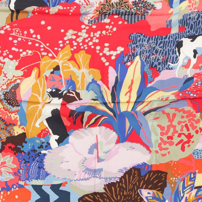 Hermes Carre 140 Geant en Liberte! Freely! Cashmere Scarf Multicolor — view 6