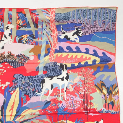 Hermes Carre 140 Geant en Liberte! Freely! Cashmere Scarf Multicolor — view 3