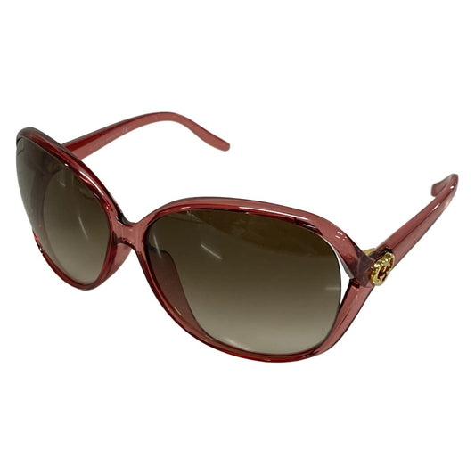 Gucci Sunglasses S Dark Gray Red Brea Eyewear