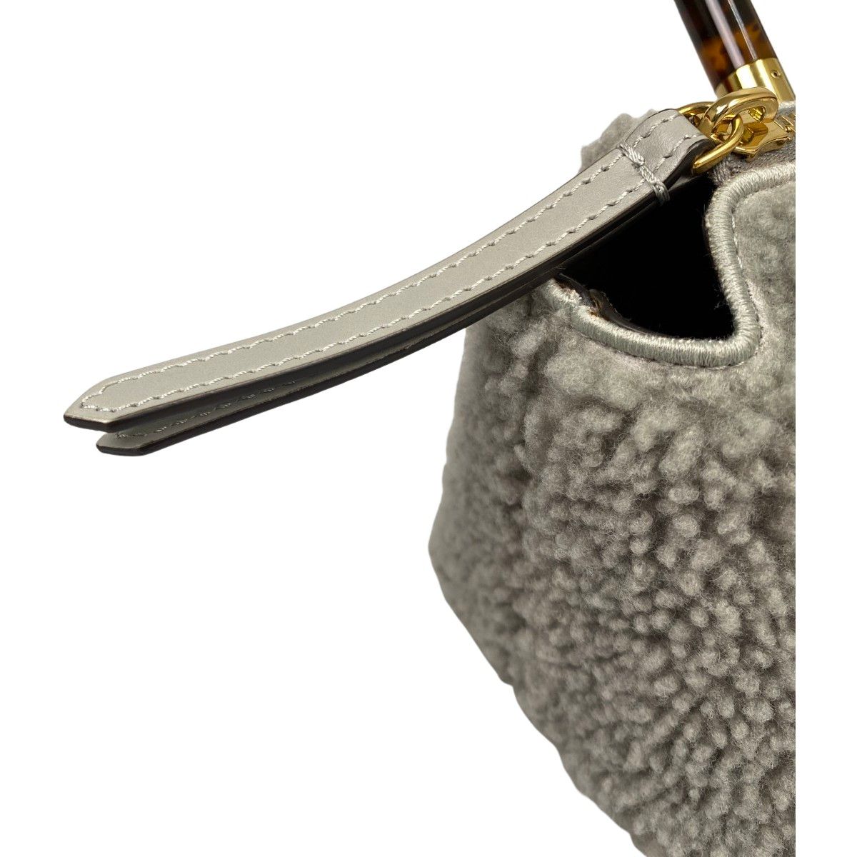 Fendi by the Way Mini 2-Way Shoulder Bag Gray — view 6
