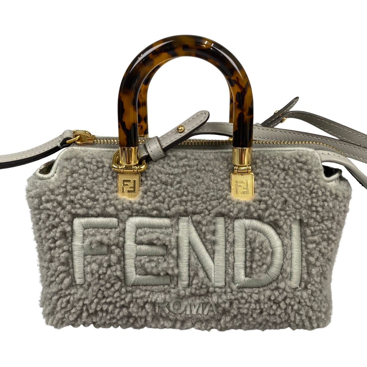 Fendi by the Way Mini 2-Way Shoulder Bag Gray — view 2