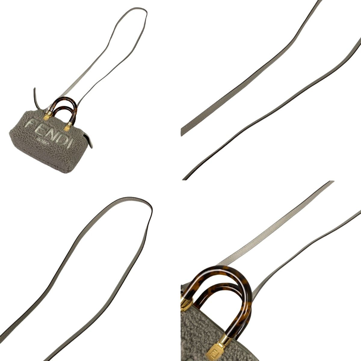 Fendi by the Way Mini 2-Way Shoulder Bag Gray — view 7