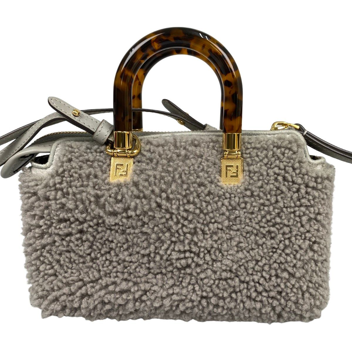 Fendi by the Way Mini 2-Way Shoulder Bag Gray — view 3