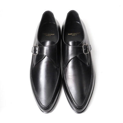 Saint Laurent Dress Shoes 42 Monk Strap Leather — view 4