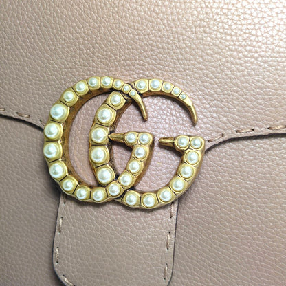 Gucci GG Marmont Handbag Pink All — view 6